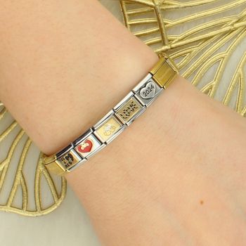 Nomination Link 18K Gold „Cyfrowa Miłość” 03016670 – złoty charms z motywem cyfrowym love.jpg